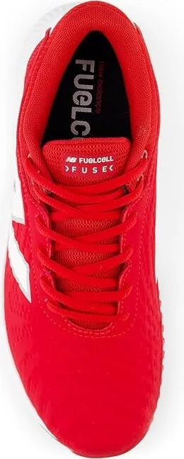 New Balance FuelCell FUSE v4 Turf Trainer Softball Cleats Women's Shoes Team Red/Optic White : 5 B - Medium - Image 2