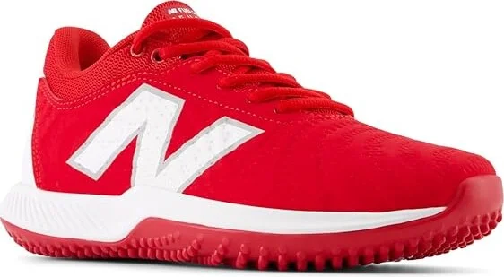 New Balance FuelCell FUSE v4 Turf Trainer Softball Cleats Women's Shoes Team Red/Optic White : 5 B - Medium