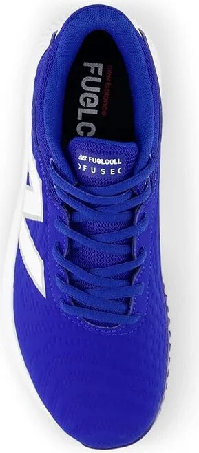 New Balance FuelCell FUSE v4 Turf Trainer Softball Cleats Women's Shoes Team Royal/Optic White : 5 B - Medium - Image 2