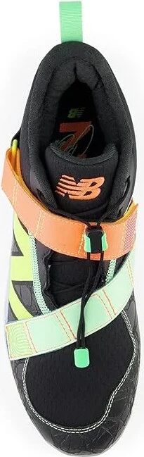 New Balance FuelCell Lindor v2 Comp Baseball Cleats Shoes Black/Neon Dragonfly : US Men's 12 - Women's 13.5 D - Medium, Textile - Image 2