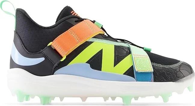 New Balance FuelCell Lindor v2 Comp Baseball Cleats Shoes Black/Neon Dragonfly : US Men's 12 - Women's 13.5 D - Medium, Textile - Image 6