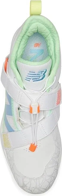 New Balance FuelCell Lindor v2 Comp Baseball Cleats Shoes Optic White/Neon Dragonfly : US Men's 11.5 - Women's 13 D - Medium, Textile - Image 2