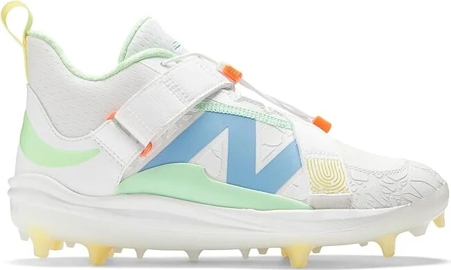 New Balance FuelCell Lindor v2 Comp Baseball Cleats Shoes Optic White/Neon Dragonfly : US Men's 11.5 - Women's 13 D - Medium, Textile - Image 5