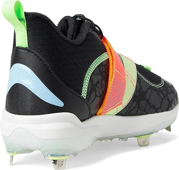 New Balance FuelCell Lindor v2 Metal Baseball Cleats Men's Shoes Black/Neon Dragonfly : 6 D - Medium - Image 4