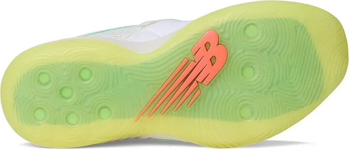 New Balance FuelCell Lindor v2 Off-Field Baseball Cleats Shoes Optic White/Neon Dragonfly : US Men's 8.5 - Women's 10 D - Medium, Synthetic - Image 3
