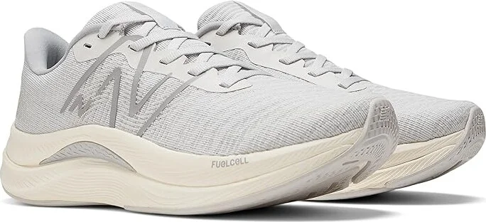 New Balance FuelCell Propel v4 Women's Shoes Grey Matter/Rain Cloud : 11 D - Wide, Synthetic/Textile