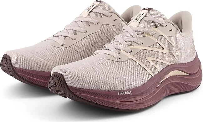 New Balance FuelCell Propel v4 Women's Shoes Moonrock/Licorice : 5 D - Wide, Synthetic/Textile