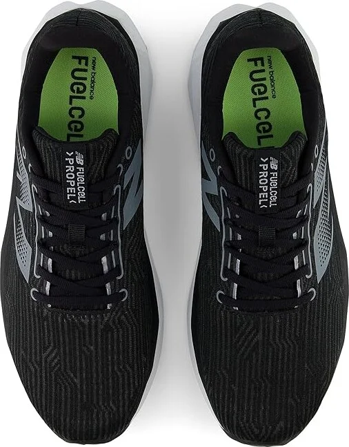 New Balance FuelCell Propel v5 Men's Shoes Black/White : 14 EE - Wide, Textile - Image 2