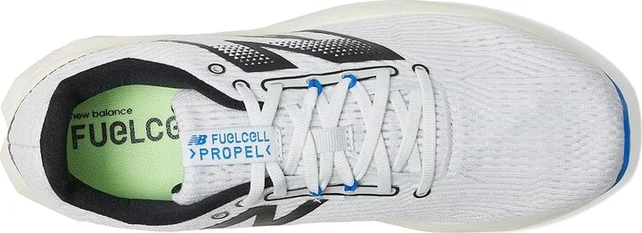 New Balance FuelCell Propel v5 Men's Shoes Quartz Grey/Angora : 8.5 D - Medium, Textile - Image 2