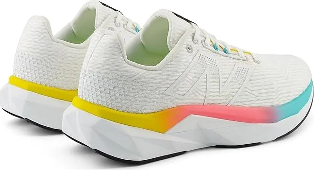 New Balance FuelCell Propel v5 Men's Shoes White/Ginger Lemon : 13 EE - Wide, Textile - Image 4