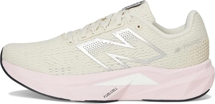 New Balance FuelCell Propel v5 Women's Running Shoes Linen/Pink Granite/Sea Salt : 10.5 B - Medium, Textile - Image 6