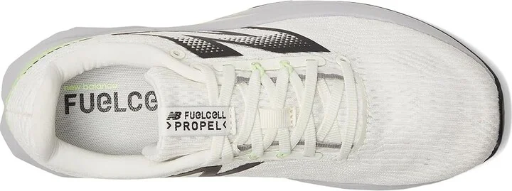 New Balance FuelCell Propel v5 Women's Running Shoes Sea Salt/Mint Flash/Pearl Grey : 9.5 B - Medium, Textile - Image 2