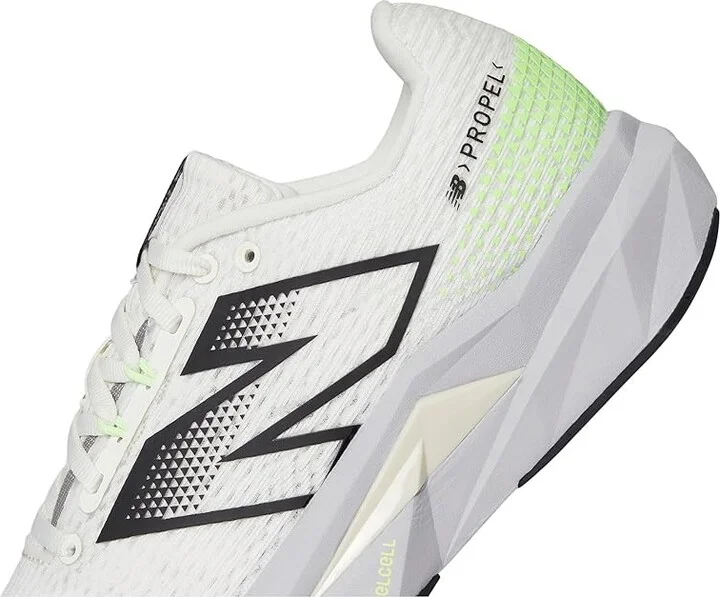New Balance FuelCell Propel v5 Women's Running Shoes Sea Salt/Mint Flash/Pearl Grey : 9.5 B - Medium, Textile - Image 7