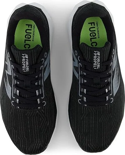 New Balance FuelCell Propel v5 Women's Shoes Black/Steel : 5 B - Medium, Synthetic - Image 2