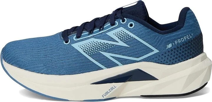 New Balance FuelCell Propel v5 Women's Shoes Heron Blue/Navy : 8.5 B - Medium, Synthetic - Image 6