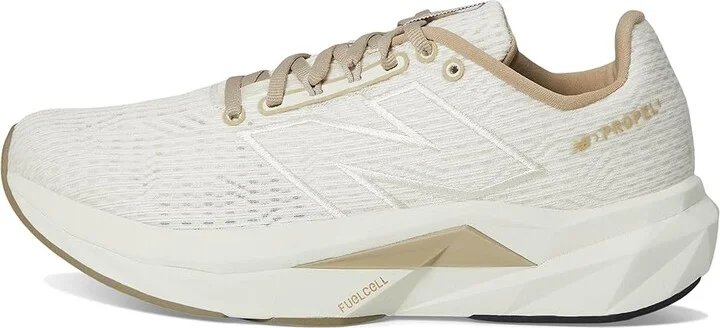New Balance FuelCell Propel v5 Women's Shoes Linen/Gold Metallic : 12 D - Wide, Synthetic - Image 6