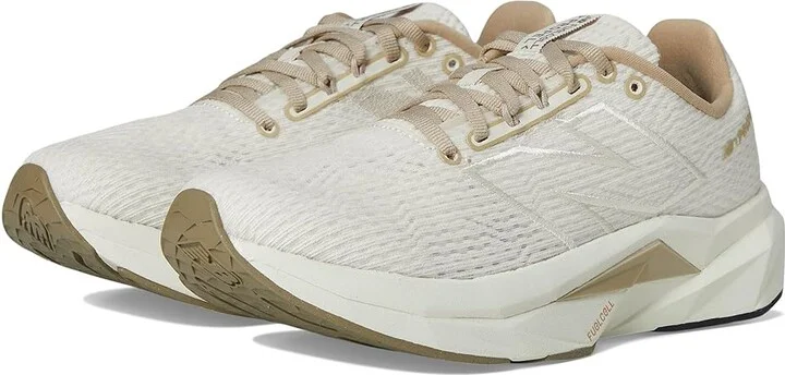 New Balance FuelCell Propel v5 Women's Shoes Linen/Gold Metallic : 12 D - Wide, Synthetic