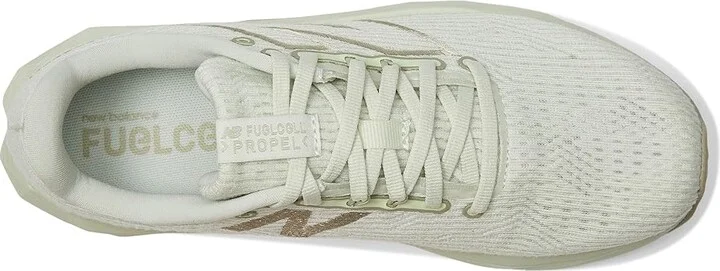 New Balance FuelCell Propel v5 Women's Shoes Natural Mint/Olivine : 10.5 B - Medium, Synthetic - Image 2