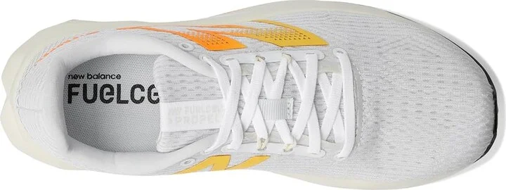 New Balance FuelCell Propel v5 Women's Shoes White/Black/Hot Mango : 11 D - Wide, Synthetic - Image 2
