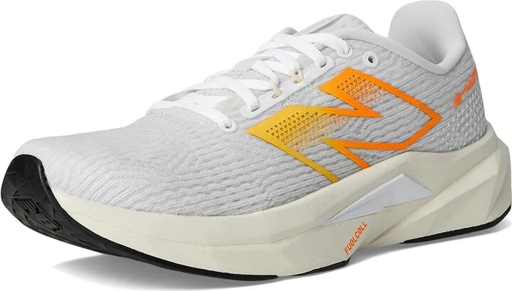 New Balance FuelCell Propel v5 Women's Shoes White/Black/Hot Mango : 11 D - Wide, Synthetic - Image 5