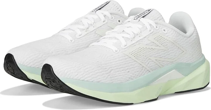 New Balance FuelCell Propel v5 Women's Shoes White/Melon Water/Clay Ash : 5.5 B - Medium, Synthetic