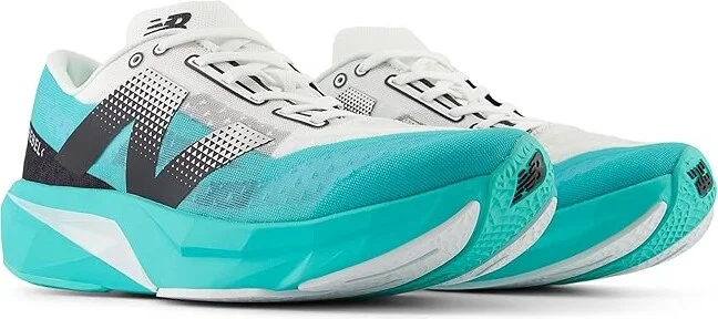New Balance FuelCell Rebel v4 Men's Shoes Cyber Jade/White : 14 EE - Wide, Synthetic
