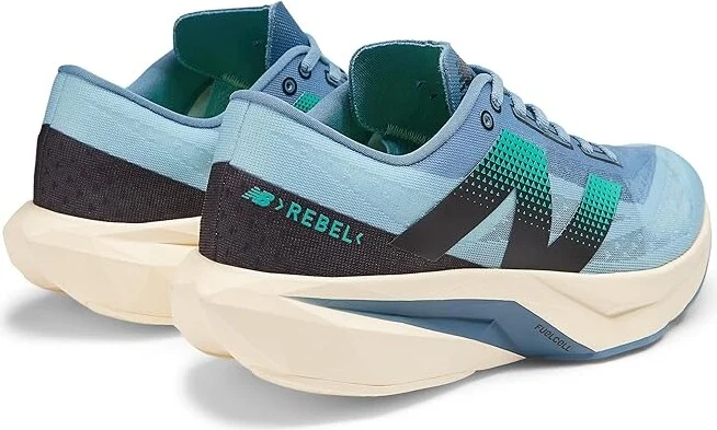 New Balance FuelCell Rebel v4 Men's Shoes Heron Blue/Chrome Blue : 11.5 D - Medium, Synthetic - Image 4