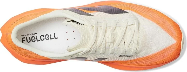 New Balance FuelCell Rebel v4 Men's Shoes Hot Mango/Angora/Black : 7.5 EE - Wide, Synthetic - Image 2