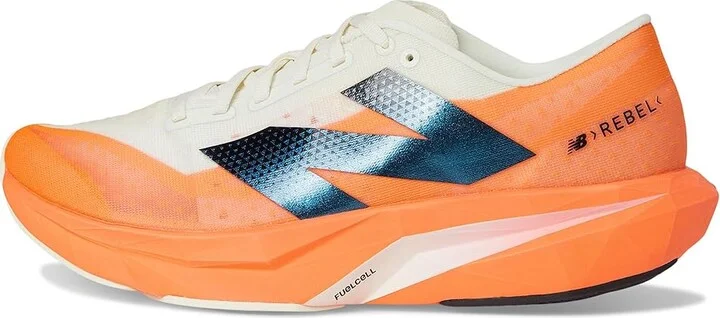 New Balance FuelCell Rebel v4 Men's Shoes Hot Mango/Angora/Black : 7.5 EE - Wide, Synthetic - Image 6