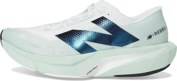 New Balance FuelCell Rebel v4 Women's Shoes Clay Ash/White/Black : 5.5 D - Wide, Synthetic - Image 6