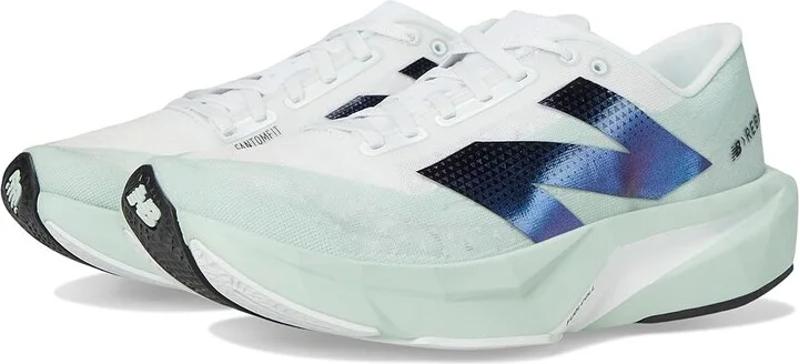 New Balance FuelCell Rebel v4 Women's Shoes Clay Ash/White/Black : 5.5 D - Wide, Synthetic