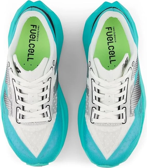 New Balance FuelCell Rebel v4 Women's Shoes Cyber Jade/Black : 5 D - Wide, Synthetic - Image 2