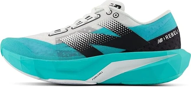New Balance FuelCell Rebel v4 Women's Shoes Cyber Jade/Black : 5 D - Wide, Synthetic - Image 5