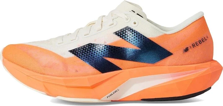 New Balance FuelCell Rebel v4 Women's Shoes Hot Mango/Angora/Black : 7 D - Wide, Synthetic - Image 6