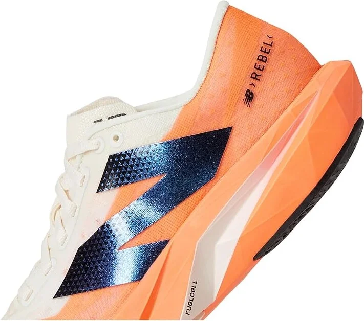 New Balance FuelCell Rebel v4 Women's Shoes Hot Mango/Angora/Black : 7 D - Wide, Synthetic - Image 7