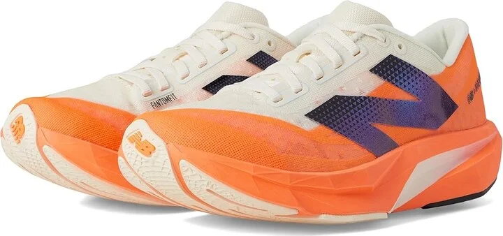 New Balance FuelCell Rebel v4 Women's Shoes Hot Mango/Angora/Black : 7 D - Wide, Synthetic