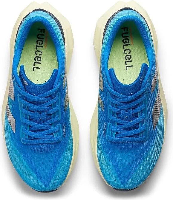 New Balance FuelCell Rebel v4 Women's Shoes Spice Blue/Limelight : 5 B - Medium, Synthetic - Image 2