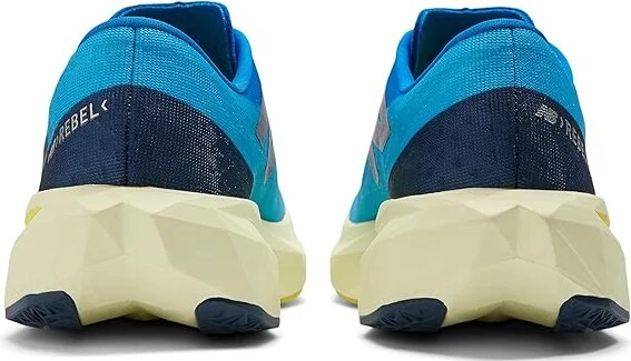 New Balance FuelCell Rebel v4 Women's Shoes Spice Blue/Limelight : 5 B - Medium, Synthetic - Image 4