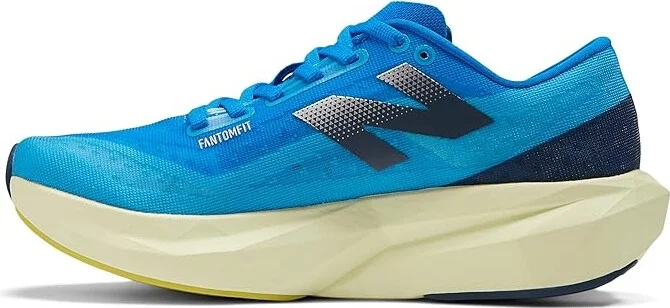 New Balance FuelCell Rebel v4 Women's Shoes Spice Blue/Limelight : 5 B - Medium, Synthetic - Image 5