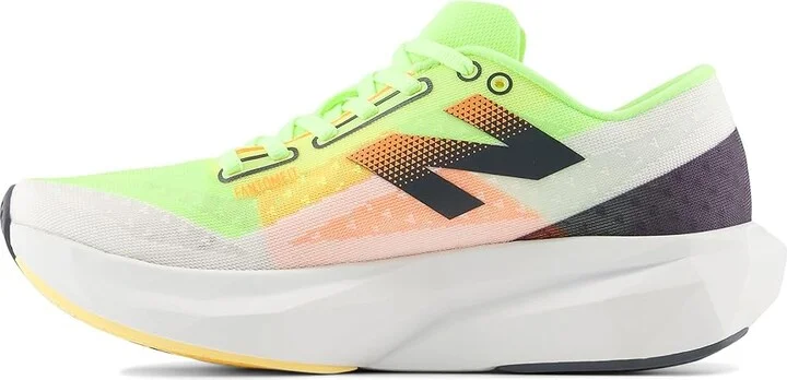 New Balance FuelCell Rebel v4 Women's Shoes White/Bleached Lime Glo : 5 B - Medium, Synthetic - Image 5