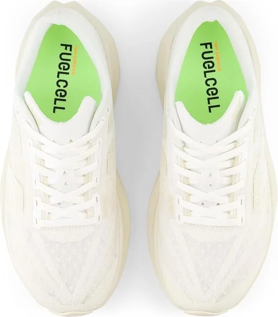 New Balance FuelCell Rebel v4 Women's Shoes White/Linen : 5 B - Medium, Synthetic - Image 2