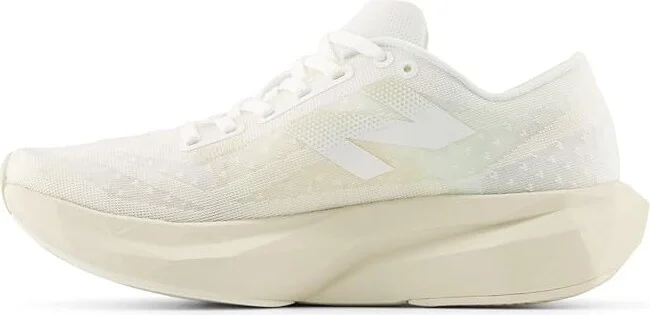 New Balance FuelCell Rebel v4 Women's Shoes White/Linen : 5 B - Medium, Synthetic - Image 5