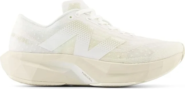 New Balance FuelCell Rebel v4 Women's Shoes White/Linen : 5 B - Medium, Synthetic - Image 6