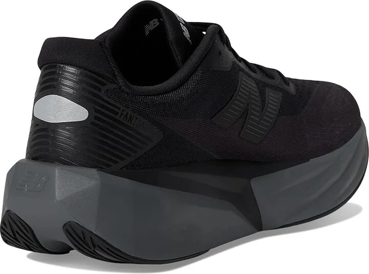 New Balance FuelCell Rebel v5 Men's Running Shoes Black/Castlerock/Silver Metallic : 11.5 EE - Wide, Textile - Image 4