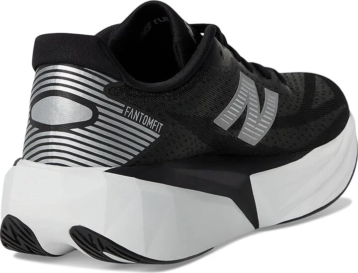 New Balance FuelCell Rebel v5 Men's Running Shoes Black/Silver Metallic/White : 15 EE - Wide, Textile - Image 4