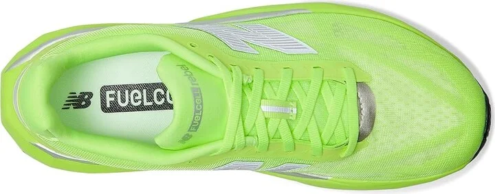 New Balance FuelCell Rebel v5 Men's Running Shoes Mint Flash/Lab Green/Silver Metallic : 9.5 EE - Wide, Textile - Image 2