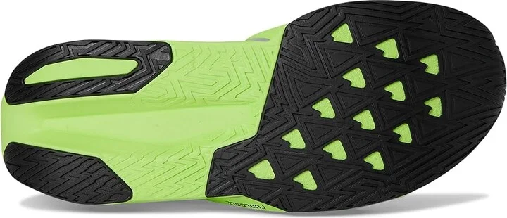 New Balance FuelCell Rebel v5 Men's Running Shoes Mint Flash/Lab Green/Silver Metallic : 9.5 EE - Wide, Textile - Image 3