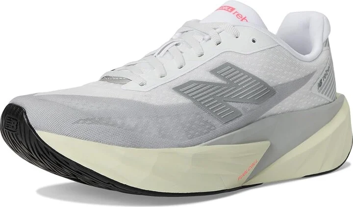 New Balance FuelCell Rebel v5 Men's Running Shoes Raincloud/Mineral/White : 12.5 D - Medium, Textile - Image 5