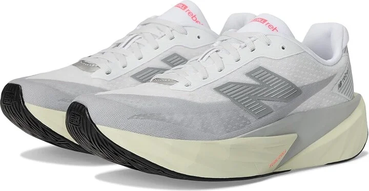 New Balance FuelCell Rebel v5 Men's Running Shoes Raincloud/Mineral/White : 12.5 D - Medium, Textile