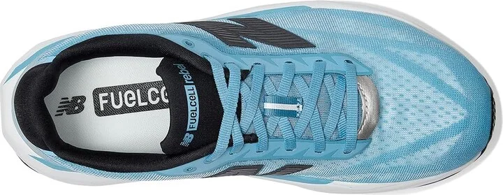 New Balance FuelCell Rebel v5 Men's Running Shoes Still Water/Raincloud/White : 8 EE - Wide, Textile - Image 2